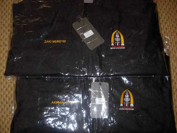 sulam logo jaket korporat