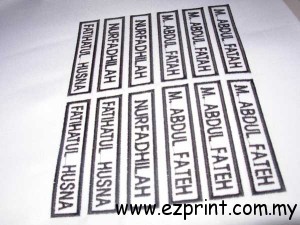 nametag sulam nama