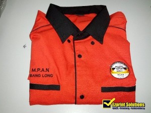 sulam logo kemeja