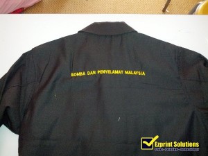 sulam jaket bomba