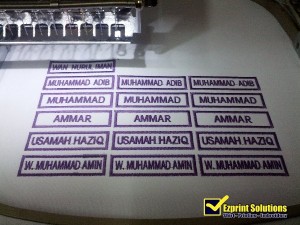 name tag embroidery