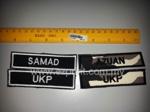 Sulam nama Name Tag UKP Jabatan Penjara