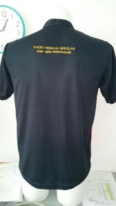 t-shirt kadet remaja sekolah