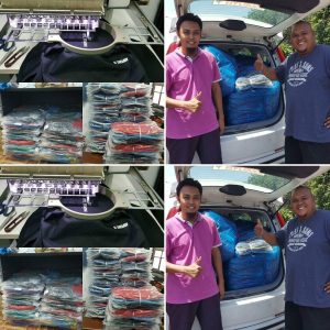pelanggan ezprint sulam bag dari shah alam
