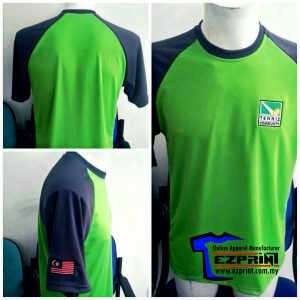 tempah tshirt sukan kain jersi