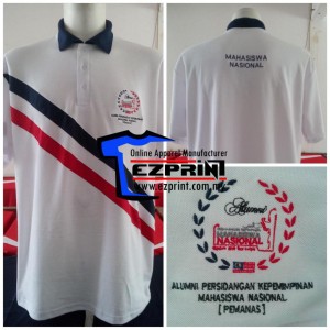 tempah tshirt sulam logo 1 helai