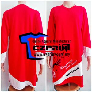 tshirt muslimah custom jahit baru