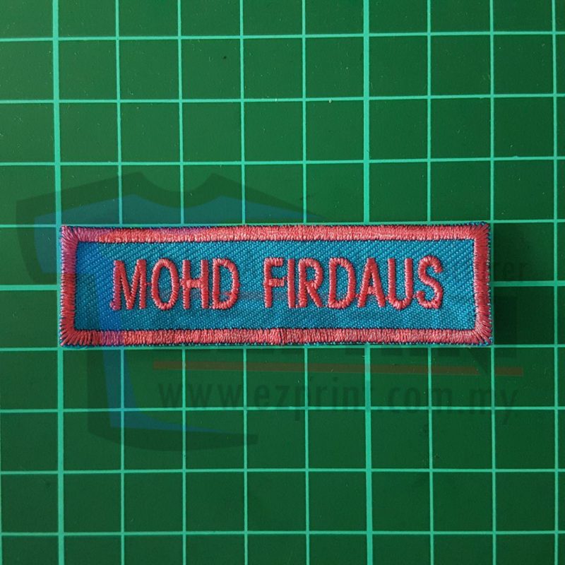 kedai buat nametag sekolah