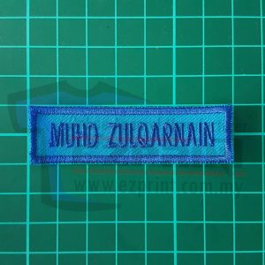 order name tag sekolah bulk order