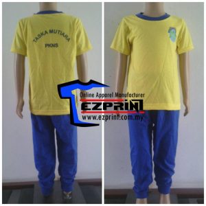 set baju sukan tadika