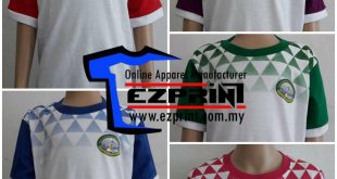 Baju tshirt sukan sekolah