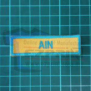 malaysia embroidery nametag