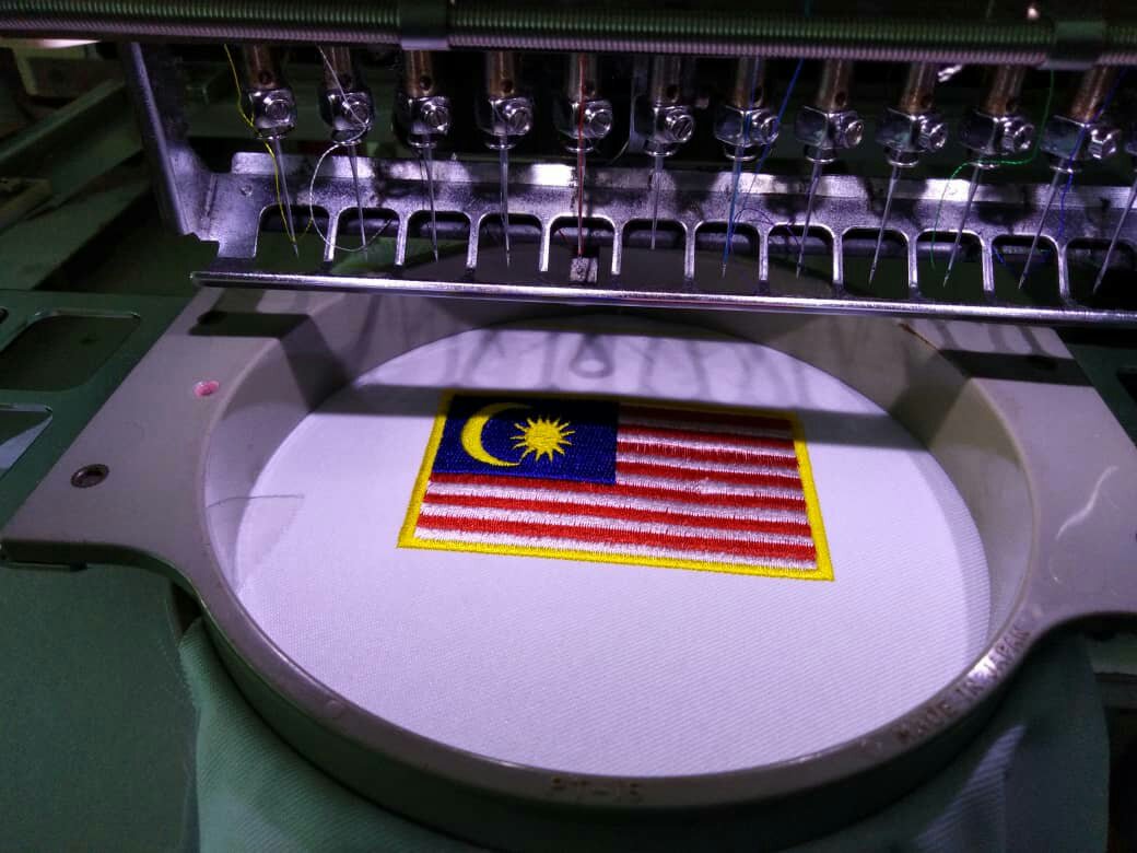 sulam bendera malaysia