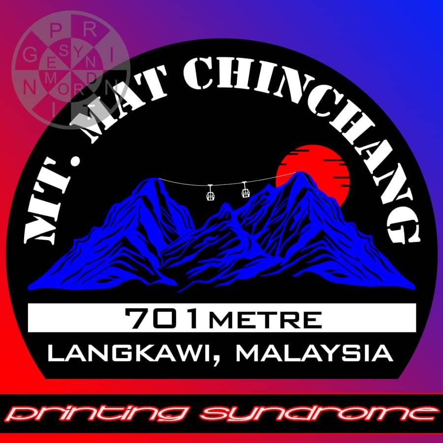 Patches custom sulam logo Mat Chinchang Langkawi Malaysia