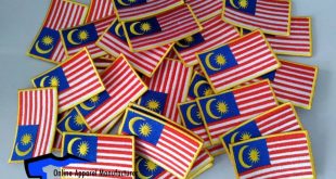Patches embroidery malaysia Flag