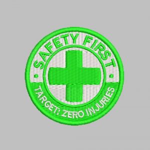 PATCHES SAFETY FIRST TARGET ZERO