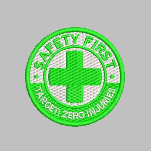 PATCHES SAFETY FIRST TARGET ZERO