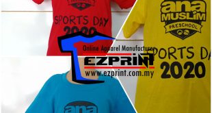 baju sport day sekolah